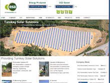 Tablet Screenshot of esarenewables.com